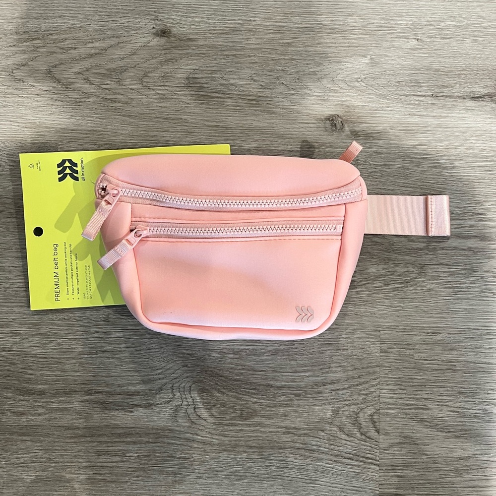 All in Motion Pink Belt Bag